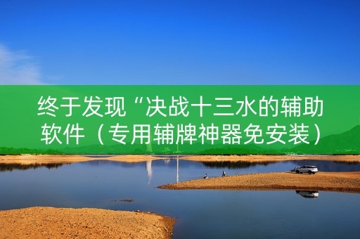 终于发现“决战十三水的辅助软件（专用辅牌神器免安装）