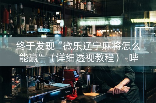 终于发现“微乐辽宁麻将怎么能赢”（详细透视教程）-哔哩哔哩