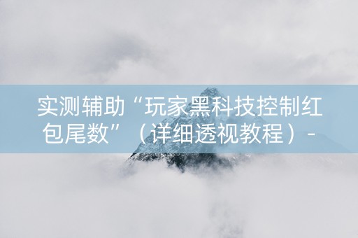 实测辅助“玩家黑科技控制红包尾数”（详细透视教程）-哔哩哔哩
