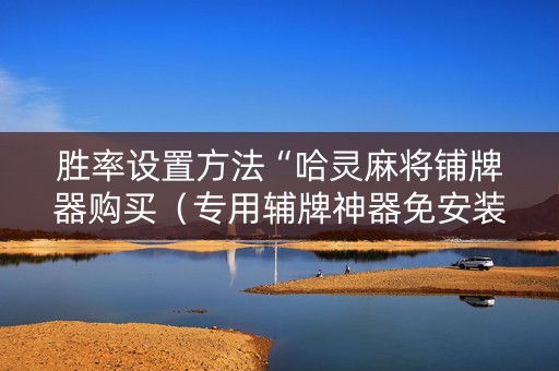 胜率设置方法“哈灵麻将铺牌器购买（专用辅牌神器免安装）