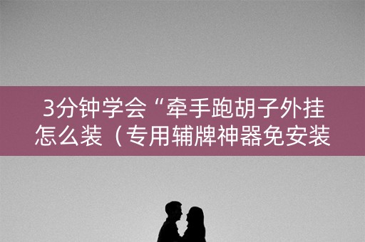 3分钟学会“牵手跑胡子外挂怎么装（专用辅牌神器免安装）