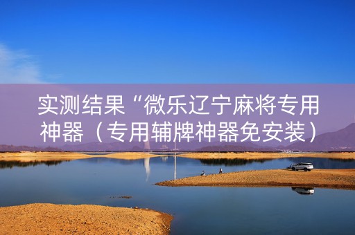 实测结果“微乐辽宁麻将专用神器（专用辅牌神器免安装）