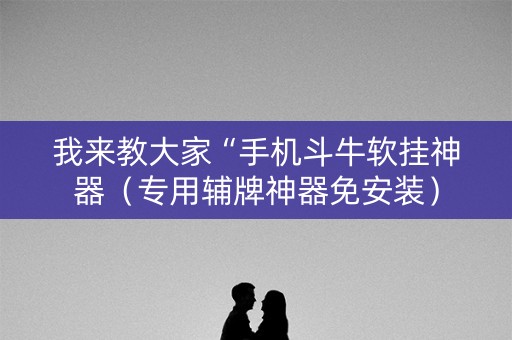 我来教大家“手机斗牛软挂神器（专用辅牌神器免安装）