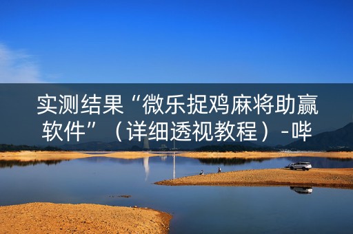 实测结果“微乐捉鸡麻将助赢软件”（详细透视教程）-哔哩哔哩