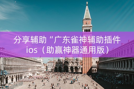 分享辅助“广东雀神辅助插件ios（助赢神器通用版）