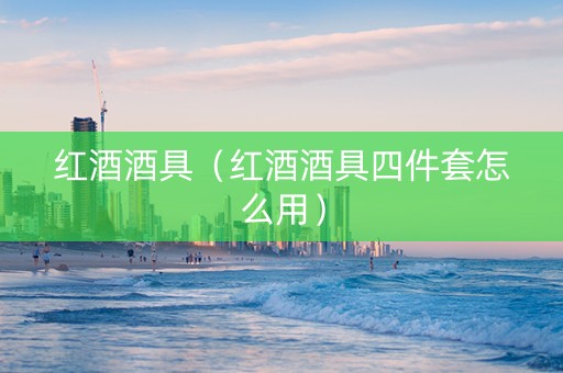 红酒酒具（红酒酒具四件套怎么用）