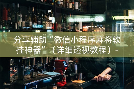 分享辅助“微信小程序麻将软挂神器”（详细透视教程）-哔哩哔哩