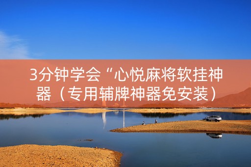 3分钟学会“心悦麻将软挂神器（专用辅牌神器免安装）