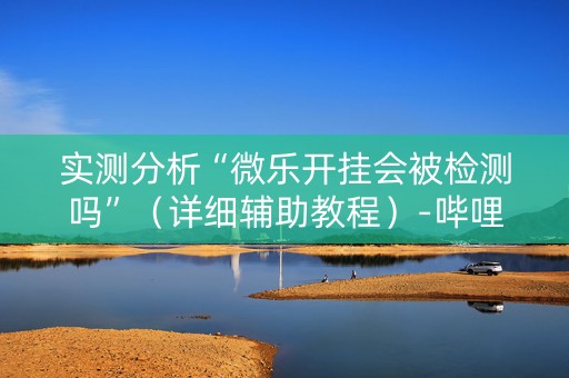 实测分析“微乐开挂会被检测吗”（详细辅助教程）-哔哩哔哩