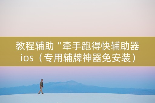 教程辅助“牵手跑得快辅助器ios（专用辅牌神器免安装）