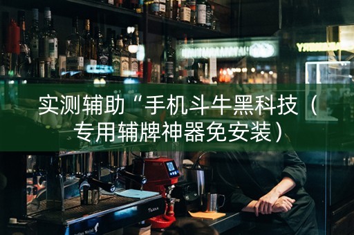 实测辅助“手机斗牛黑科技（专用辅牌神器免安装）