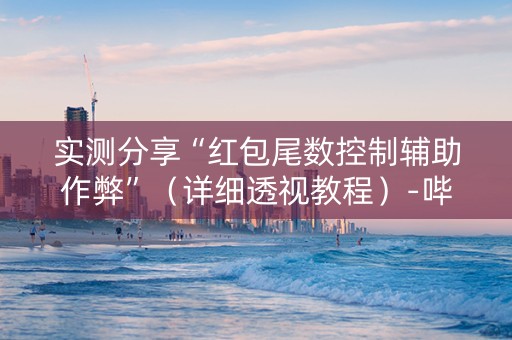 实测分享“红包尾数控制辅助作弊”（详细透视教程）-哔哩哔哩