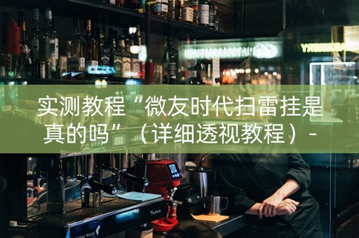 实测教程“微友时代扫雷挂是真的吗”（详细透视教程）-哔哩哔哩