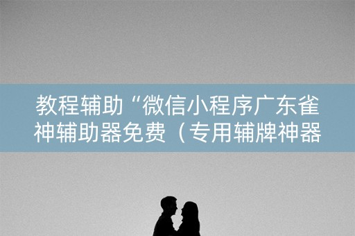 教程辅助“微信小程序广东雀神辅助器免费（专用辅牌神器免安装）