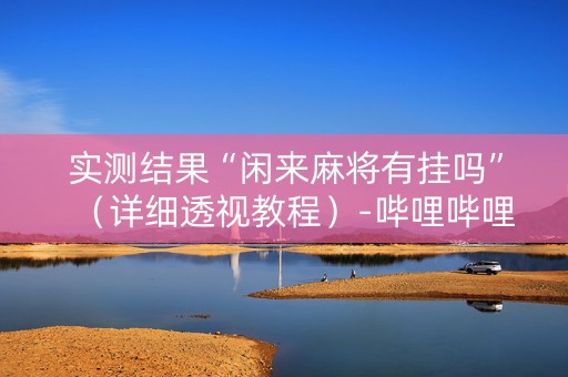 实测结果“闲来麻将有挂吗”（详细透视教程）-哔哩哔哩