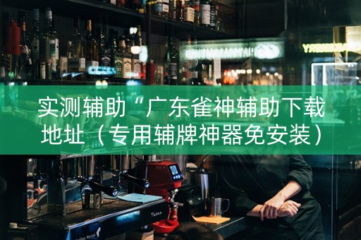 实测辅助“广东雀神辅助下载地址（专用辅牌神器免安装）