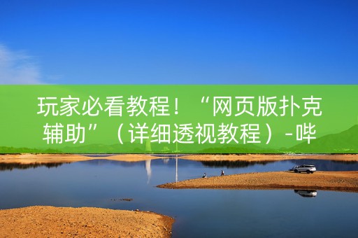 玩家必看教程！“网页版扑克辅助”（详细透视教程）-哔哩哔哩