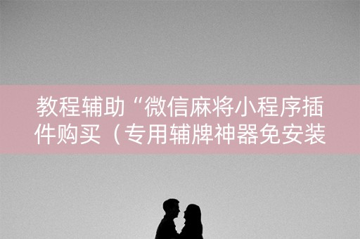 教程辅助“微信麻将小程序插件购买（专用辅牌神器免安装）