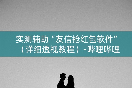 实测辅助“友信抢红包软件”（详细透视教程）-哔哩哔哩