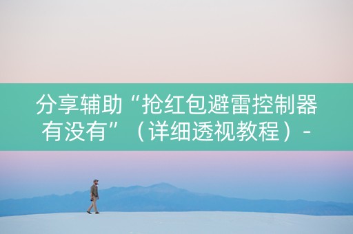 分享辅助“抢红包避雷控制器有没有”（详细透视教程）-哔哩哔哩