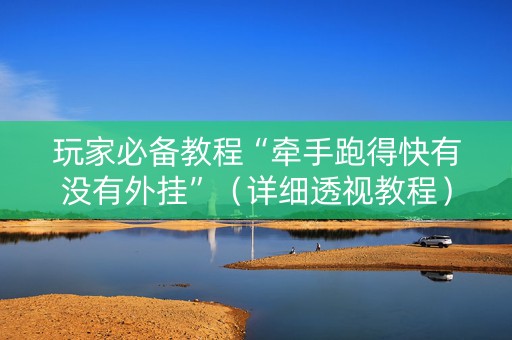 玩家必备教程“牵手跑得快有没有外挂”（详细透视教程）-哔哩哔哩