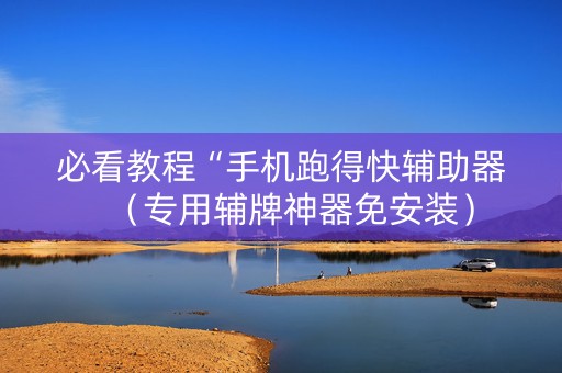 必看教程“手机跑得快辅助器（专用辅牌神器免安装）