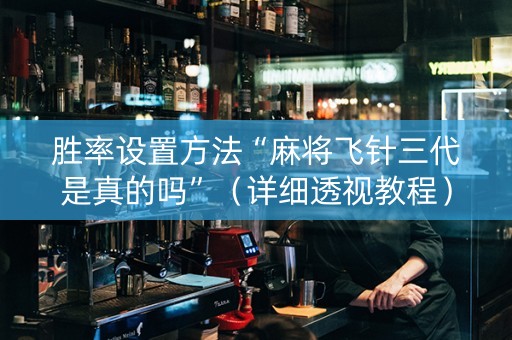 胜率设置方法“麻将飞针三代是真的吗”（详细透视教程）-哔哩哔哩