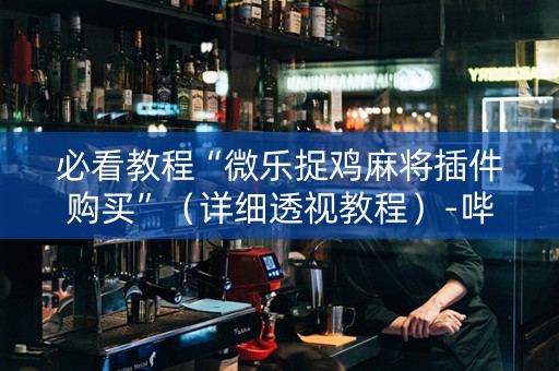 必看教程“微乐捉鸡麻将插件购买”（详细透视教程）-哔哩哔哩