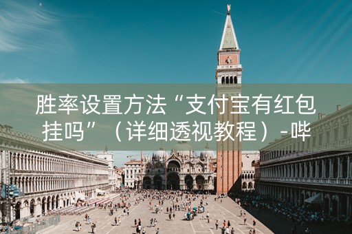 胜率设置方法“支付宝有红包挂吗”（详细透视教程）-哔哩哔哩