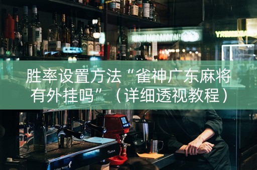 胜率设置方法“雀神广东麻将有外挂吗”（详细透视教程）-哔哩哔哩