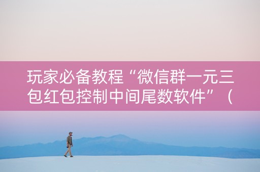 玩家必备教程“微信群一元三包红包控制中间尾数软件”（详细透视教程）-哔哩哔哩
