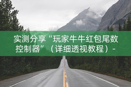 实测分享“玩家牛牛红包尾数控制器”（详细透视教程）-哔哩哔哩