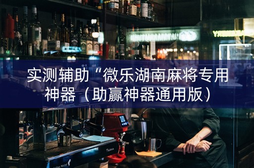 实测辅助“微乐湖南麻将专用神器（助赢神器通用版）