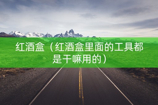 红酒盒（红酒盒里面的工具都是干嘛用的）