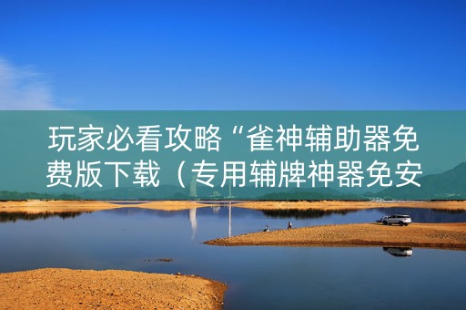 玩家必看攻略“雀神辅助器免费版下载（专用辅牌神器免安装）