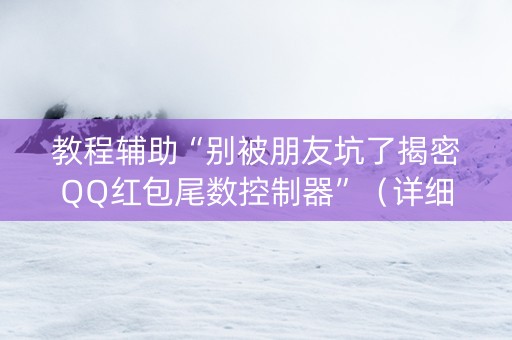教程辅助“别被朋友坑了揭密QQ红包尾数控制器”（详细透视教程）-哔哩哔哩