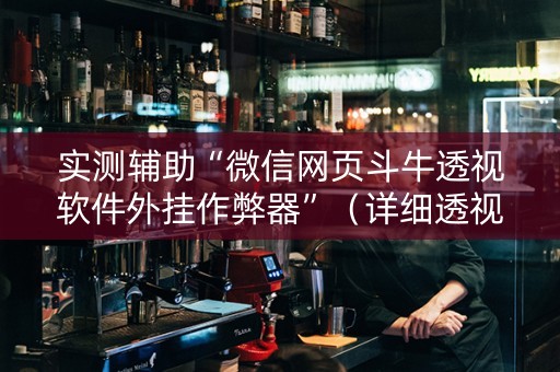 实测辅助“微信网页斗牛透视软件外挂作弊器”（详细透视教程）-哔哩哔哩