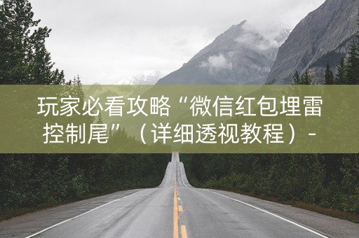 玩家必看攻略“微信红包埋雷控制尾”（详细透视教程）-哔哩哔哩