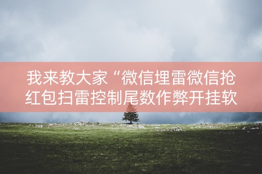 我来教大家“微信埋雷微信抢红包扫雷控制尾数作弊开挂软件”（详细透视教程）-哔哩哔哩