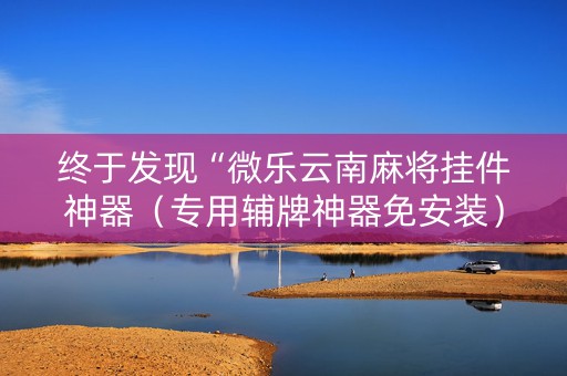 终于发现“微乐云南麻将挂件神器（专用辅牌神器免安装）