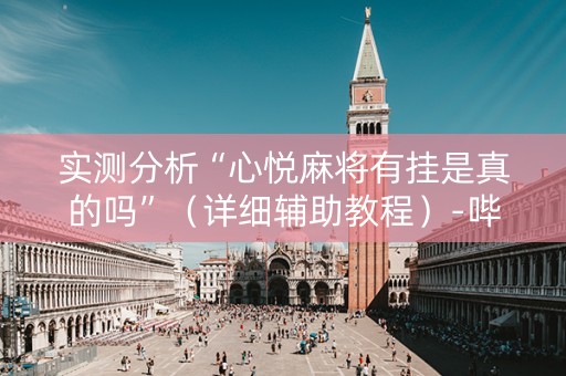实测分析“心悦麻将有挂是真的吗”（详细辅助教程）-哔哩哔哩