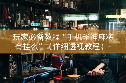 玩家必备教程“手机雀神麻将有挂么”（详细透视教程）-哔哩哔哩