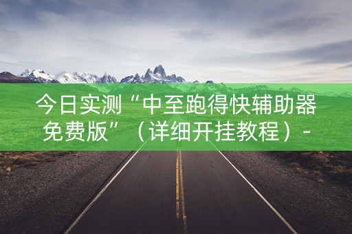 今日实测“中至跑得快辅助器免费版”（详细开挂教程）-哔哩哔哩