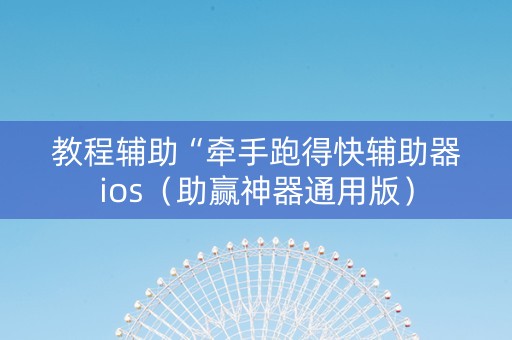教程辅助“牵手跑得快辅助器ios（助赢神器通用版）
