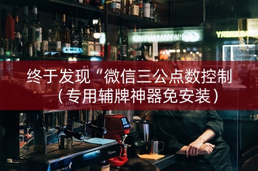 终于发现“微信三公点数控制（专用辅牌神器免安装）