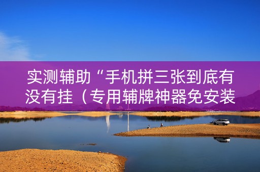 实测辅助“手机拼三张到底有没有挂（专用辅牌神器免安装）
