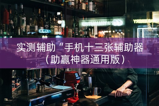 实测辅助“手机十三张辅助器（助赢神器通用版）