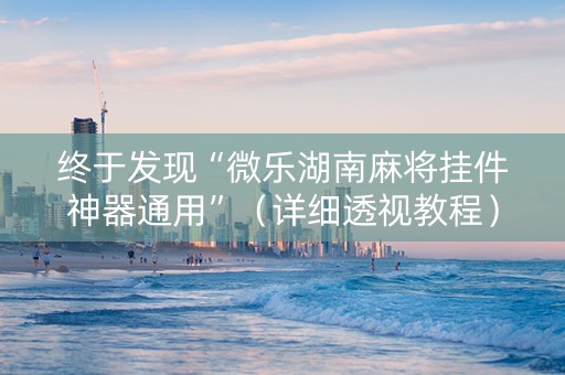 终于发现“微乐湖南麻将挂件神器通用”（详细透视教程）-哔哩哔哩