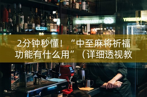 2分钟秒懂！“中至麻将祈福功能有什么用”（详细透视教程）-哔哩哔哩