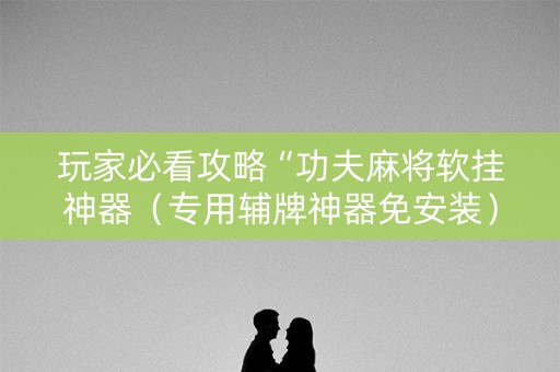 玩家必看攻略“功夫麻将软挂神器（专用辅牌神器免安装）
